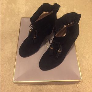 COPY - Louise et Cie Black Booties with Tassels